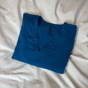 Figs Alpa Blue Casma Scrub Top